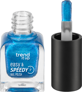 trend !t up Nail polish Easy & Speedy Nail Polish pearl-blue 180, 6 ml