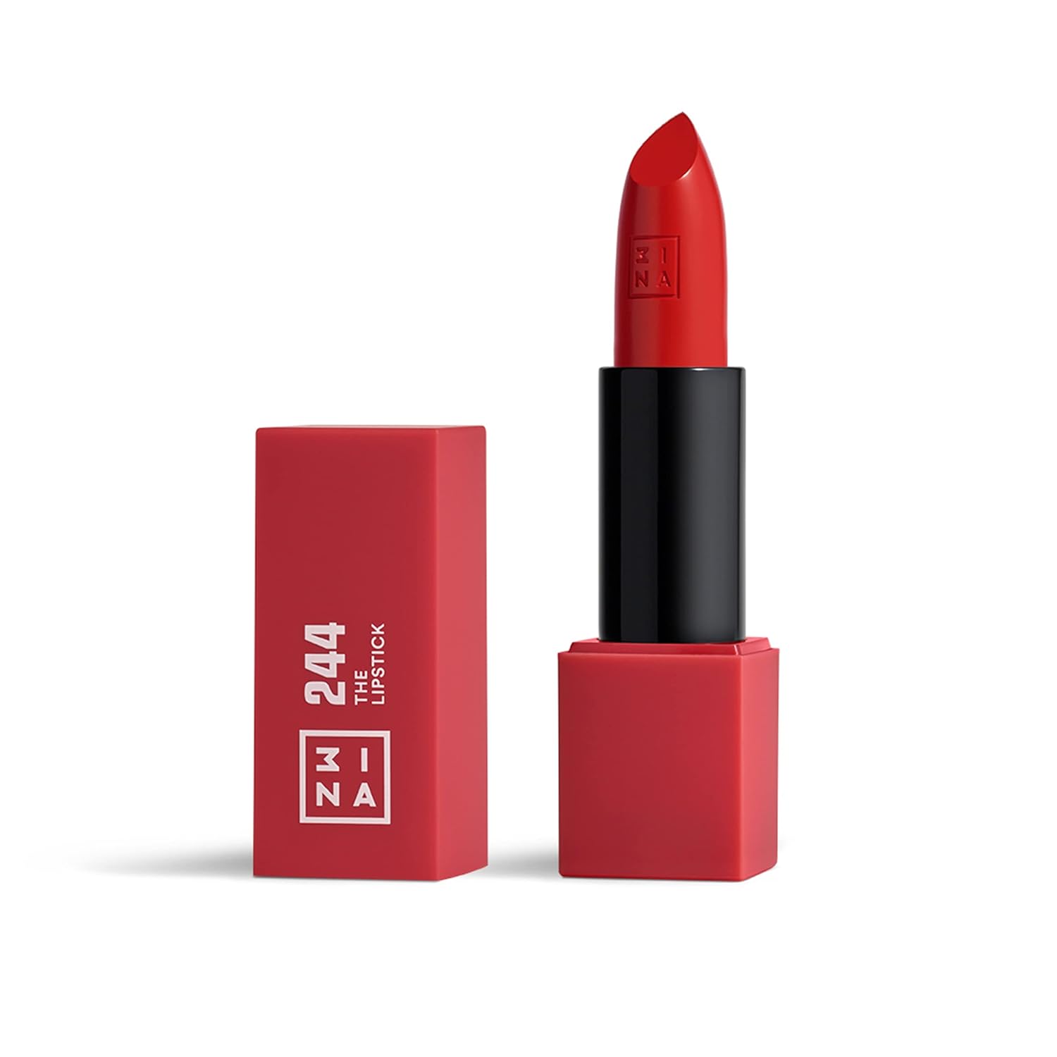 3ina make -up - The Lipstick 244 - Red Matte Lipstick - Matte Lip Pen With Vitamin E And Shea Butter - Long -Lasting Highly Pigmented Cream - Vanilla Fragrance - Vegan - Cruethy Free