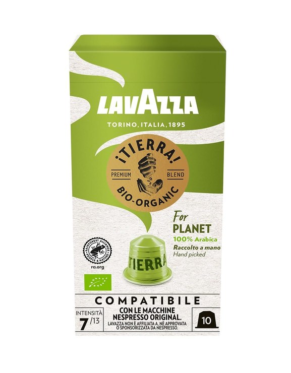 Lavazza Tierra for Planet Arabica Beans Organic 10 Capsules