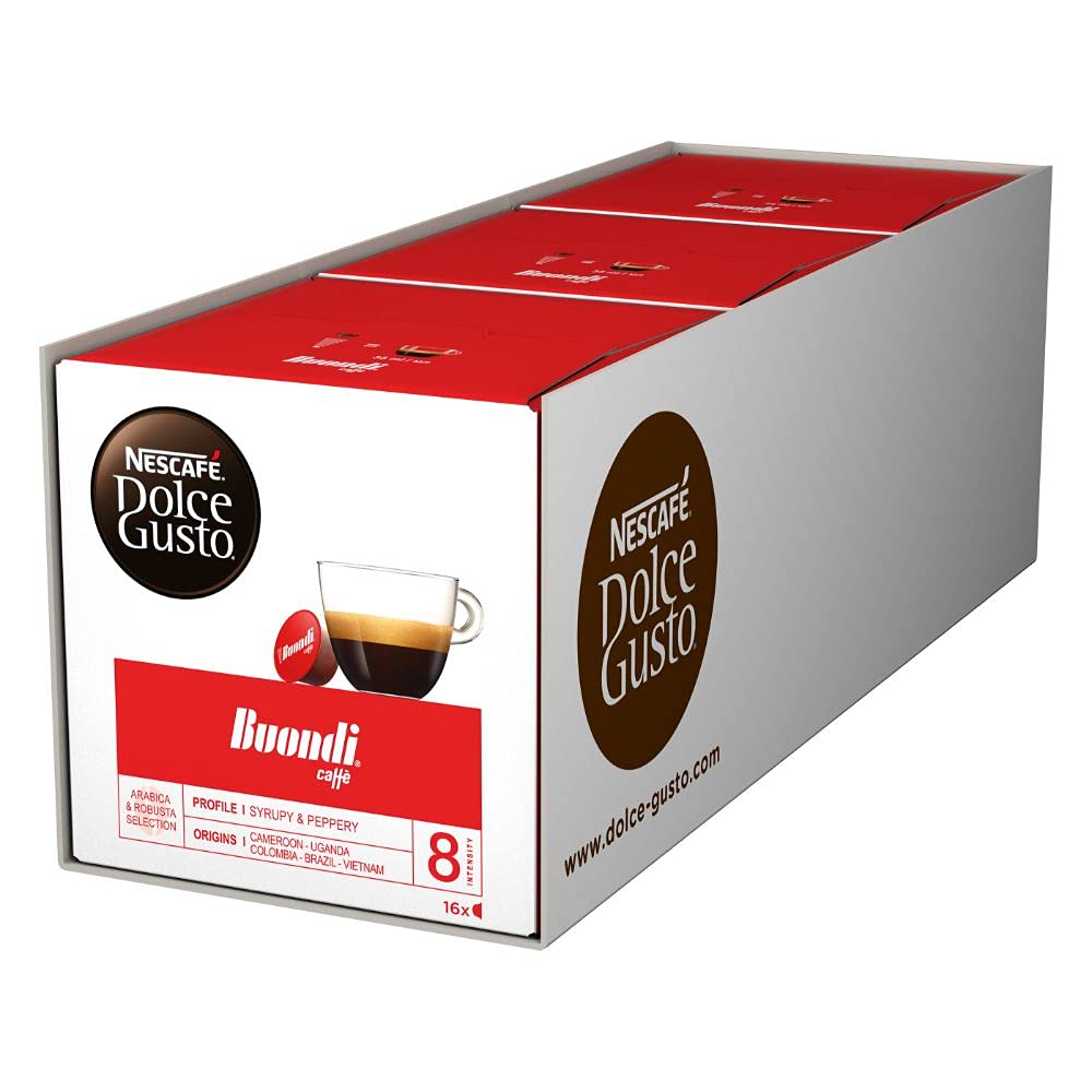 NESCAFE DOLCE GUSTO Nescafé Dolce Gusto Espresso Buondi, Pack of 3, 3 x 16 Capsules