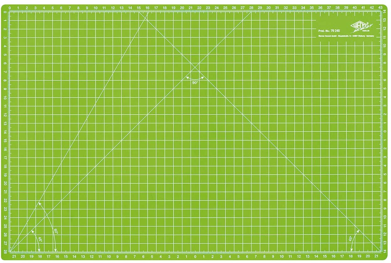 Wedo Comfortline 79 245 CM 45 Cutting Mat - 45 x 30 x 0.3 cm - Apple Green