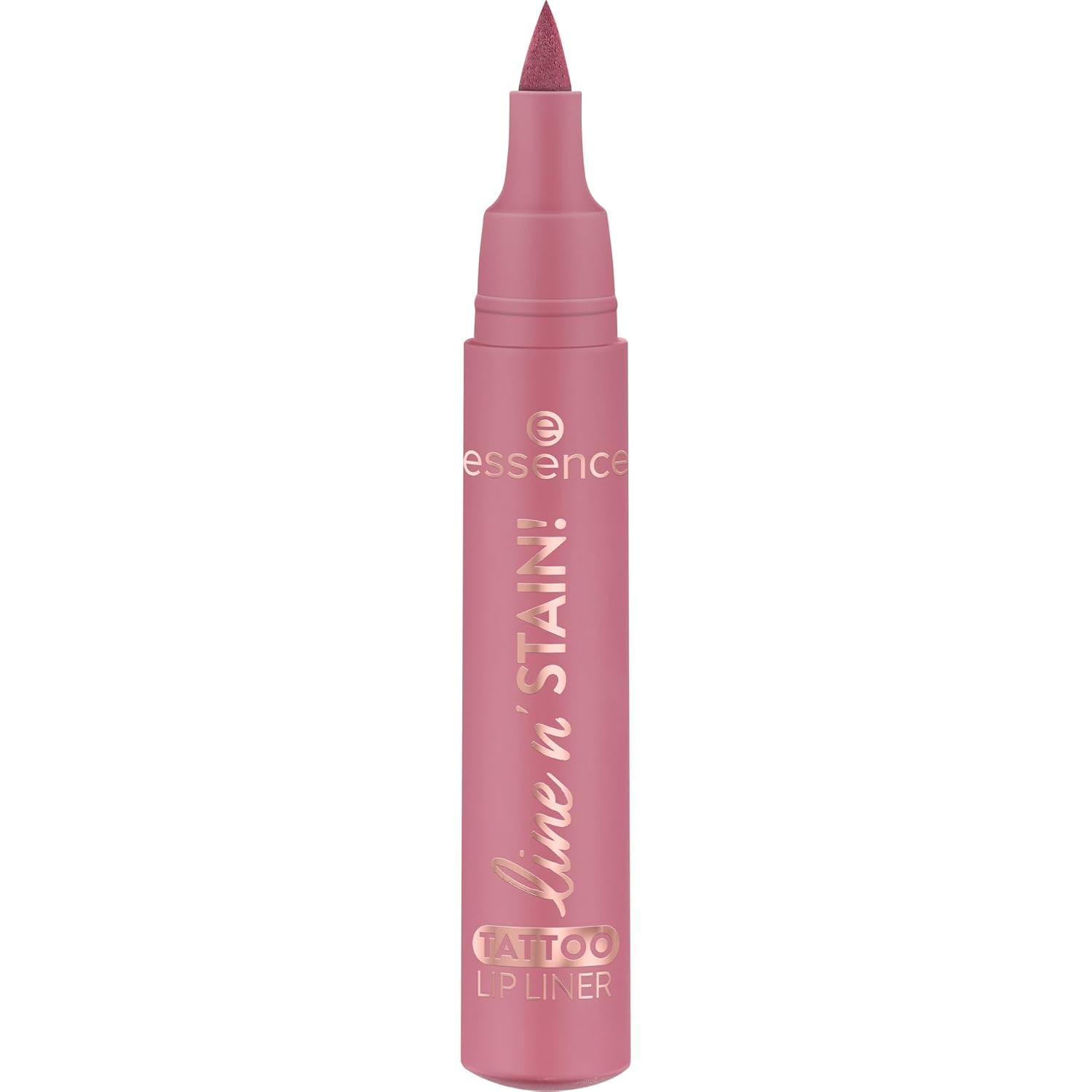 essence cosmetics essence line n' STAIN! Tattoo Lip Liner, No. 01, Red, Long-Lasting, Defining, Coloring Effect, Color-Intensive, Vegan, No Perfume, No Alcohol, No Parabens, Pack of 1 (2.5 ml)
