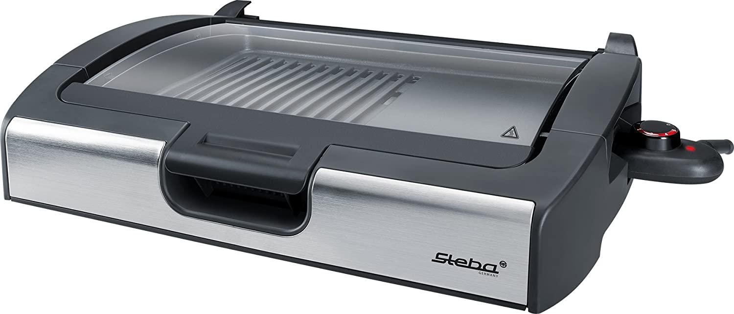 Steba Barbecue Table Grill in Black / Glass