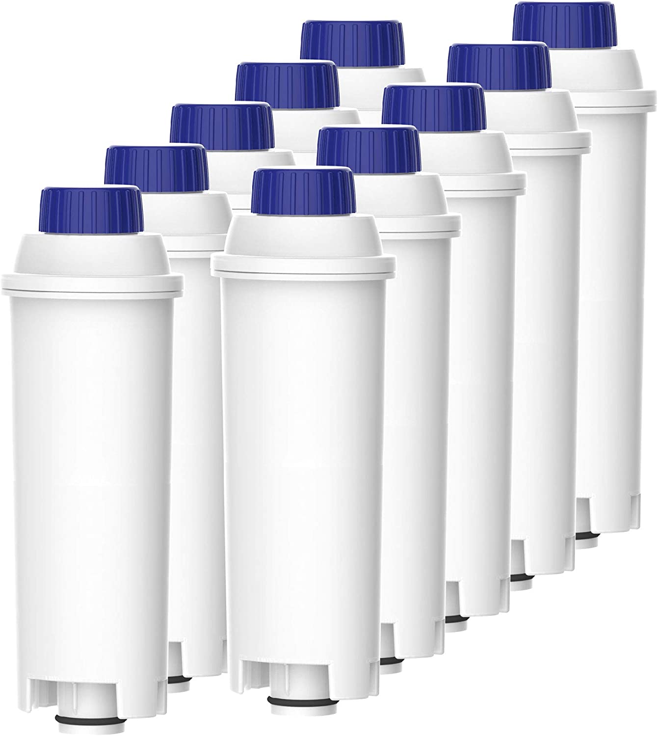 Waterdrop Water Filter, Replacement for DeLonghi Water Filter DLSC002 Fully Automatic Coffee Machine ECAM, Eletta, Dinamica, Magnifica, ETAM Autentica and Various Models from Esam, TÜV SÜD Certified (10)