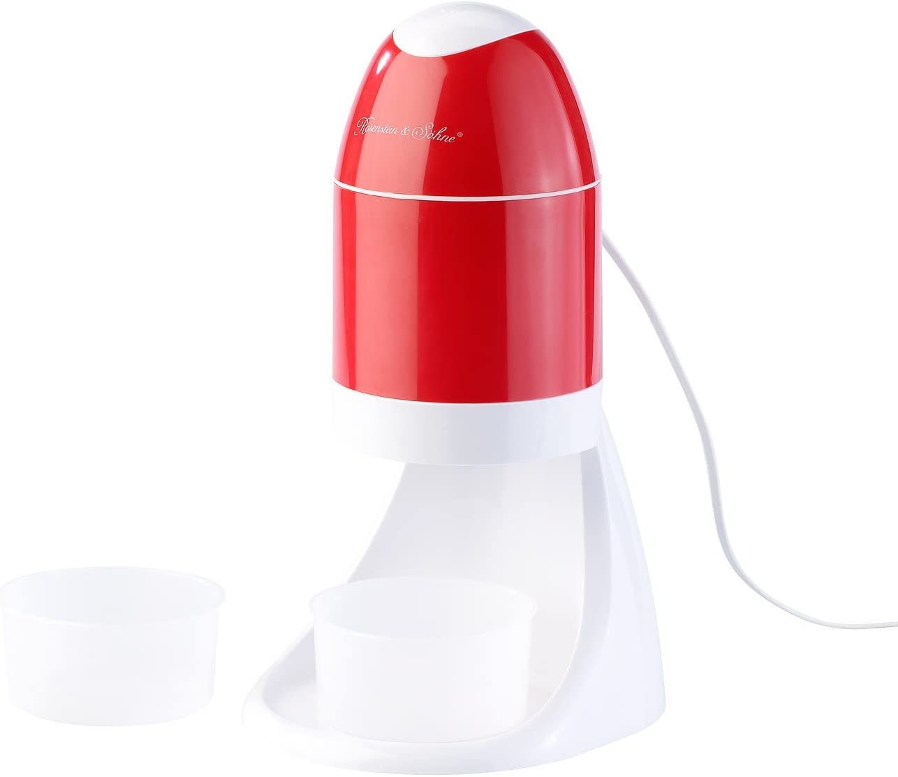 ROSENSTEIN & SOHNE Rosenstein & Söhne Slush Ice Maker SES-170.SI with 2 Ice Moulds (Ice Shaver)