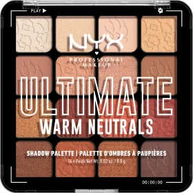 NYX PROFESSIONAL MAKEUP Eye shadow palette ultimate 05W warm neutrals, 12.8 g