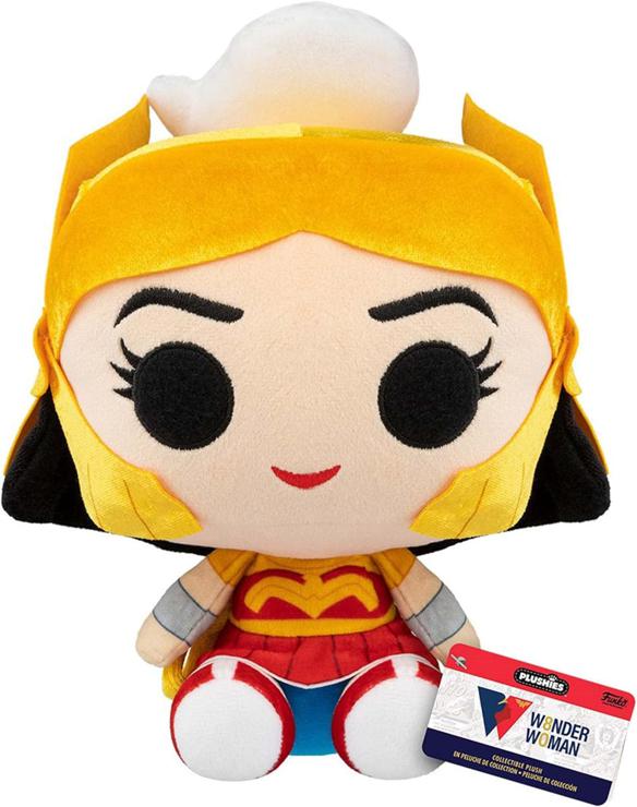 Funko Pop! Plush: WW 80th - Challenge Of The Gods Wonder Woman - (1987) - DC Comics - Wonder Woman - Plush Toy - Birthday Gift Idea - Official Merchandise - Stuffed Plush Toys for Children