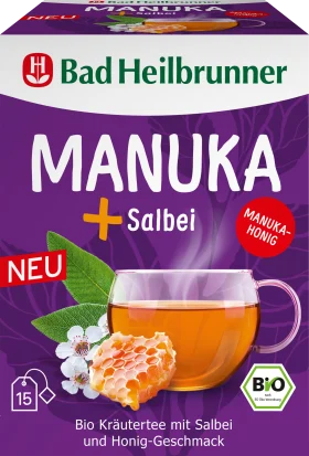 Bad Heilbrunner herbal tea Manuka & Sage (15 bags), 30 g