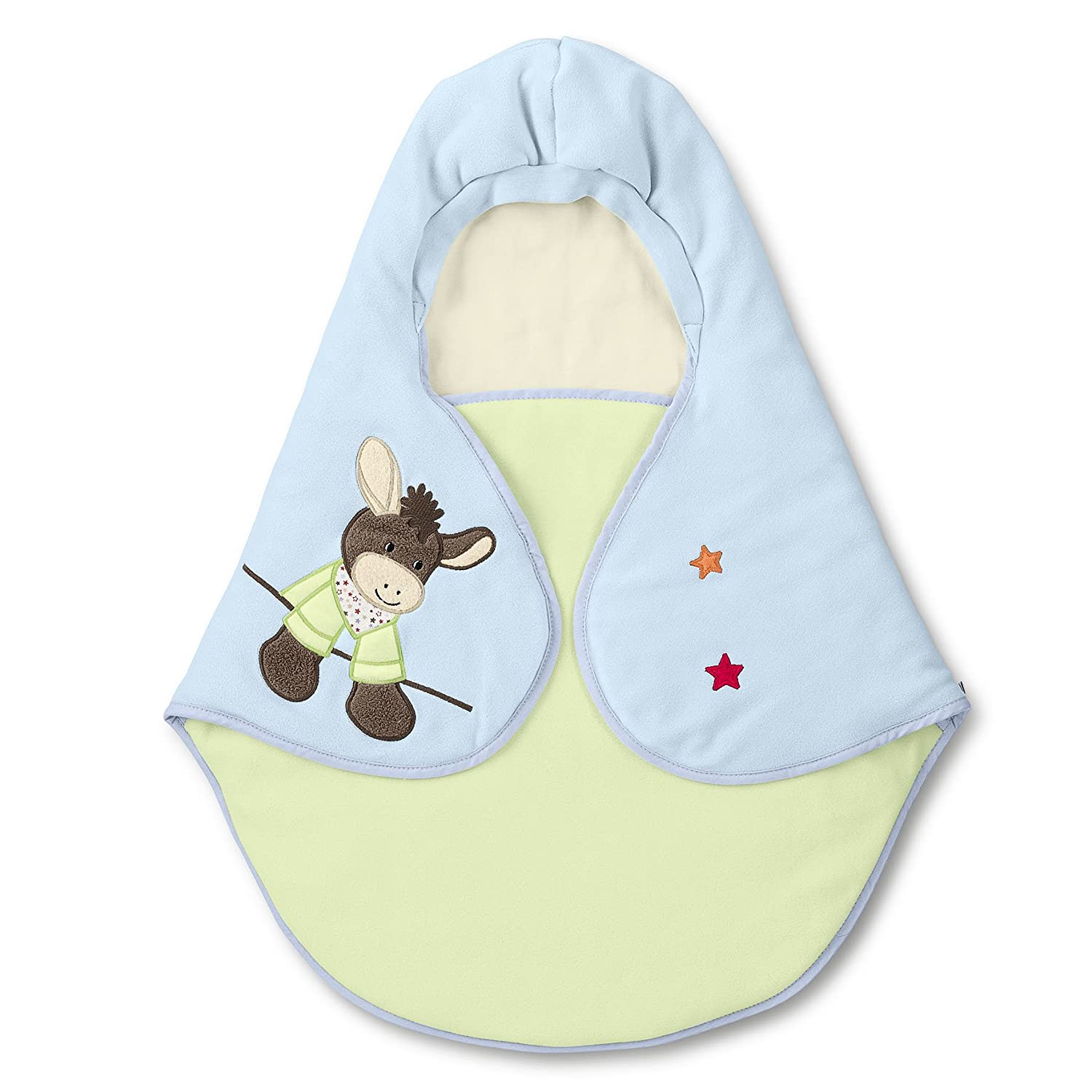 Sterntaler Cuddly Zoo Blanket, Padded, Elephant Design, Suitable For Babies
