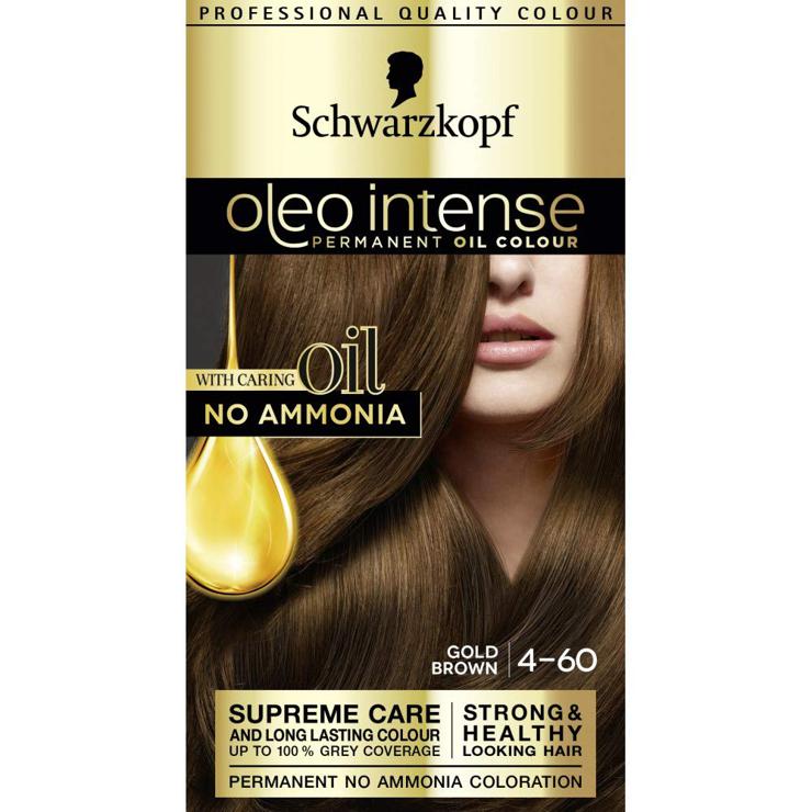 Schwarzkopf Oleo Intense 4-60 Gold Brown, 500 ml