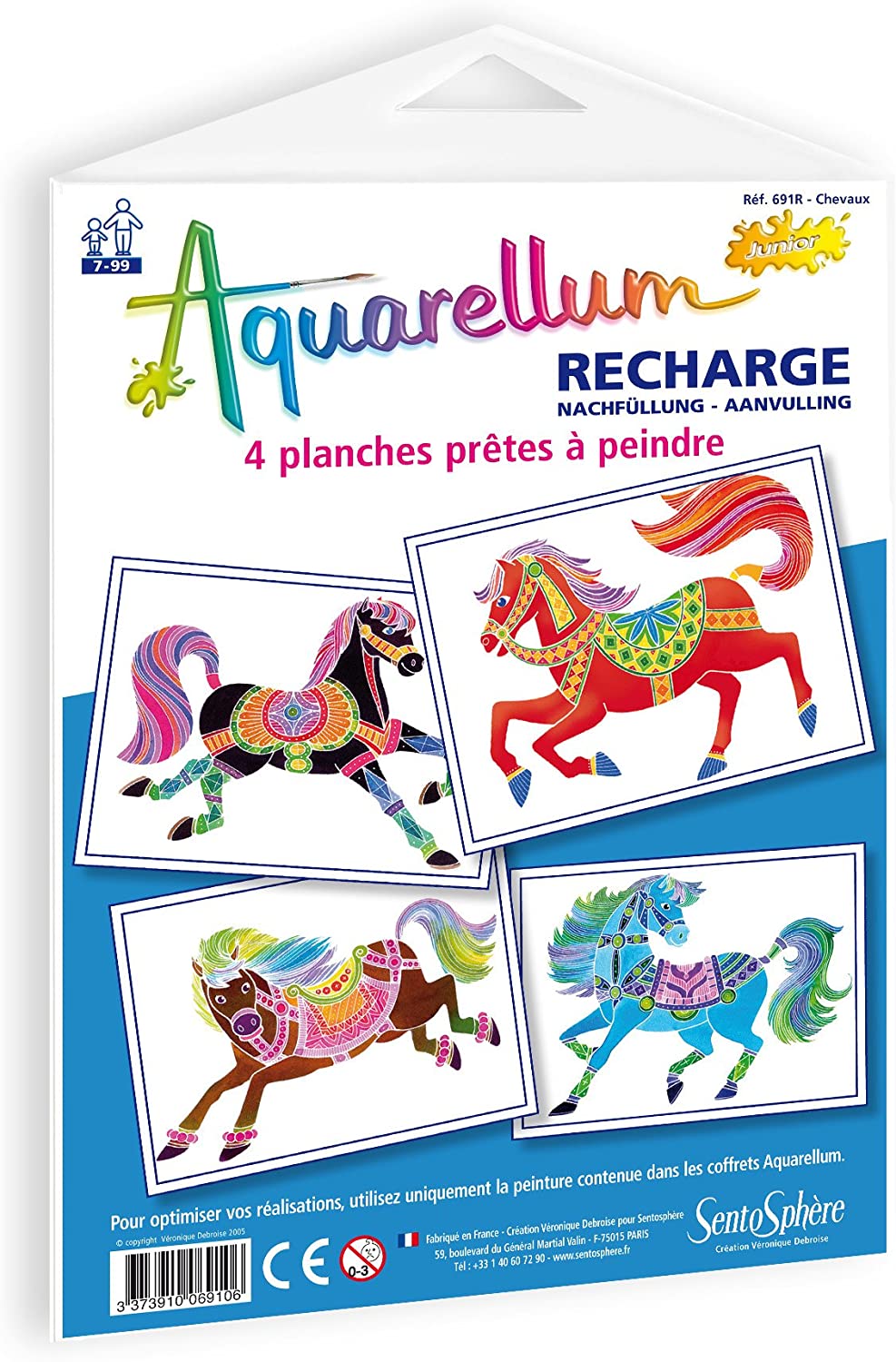 Sentosphere Refill-Aquarellum Horses Junior