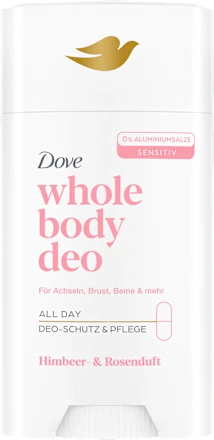 Dove Whole Body Deodorant Stick, Raspberry & Rose Scent, 75 ml