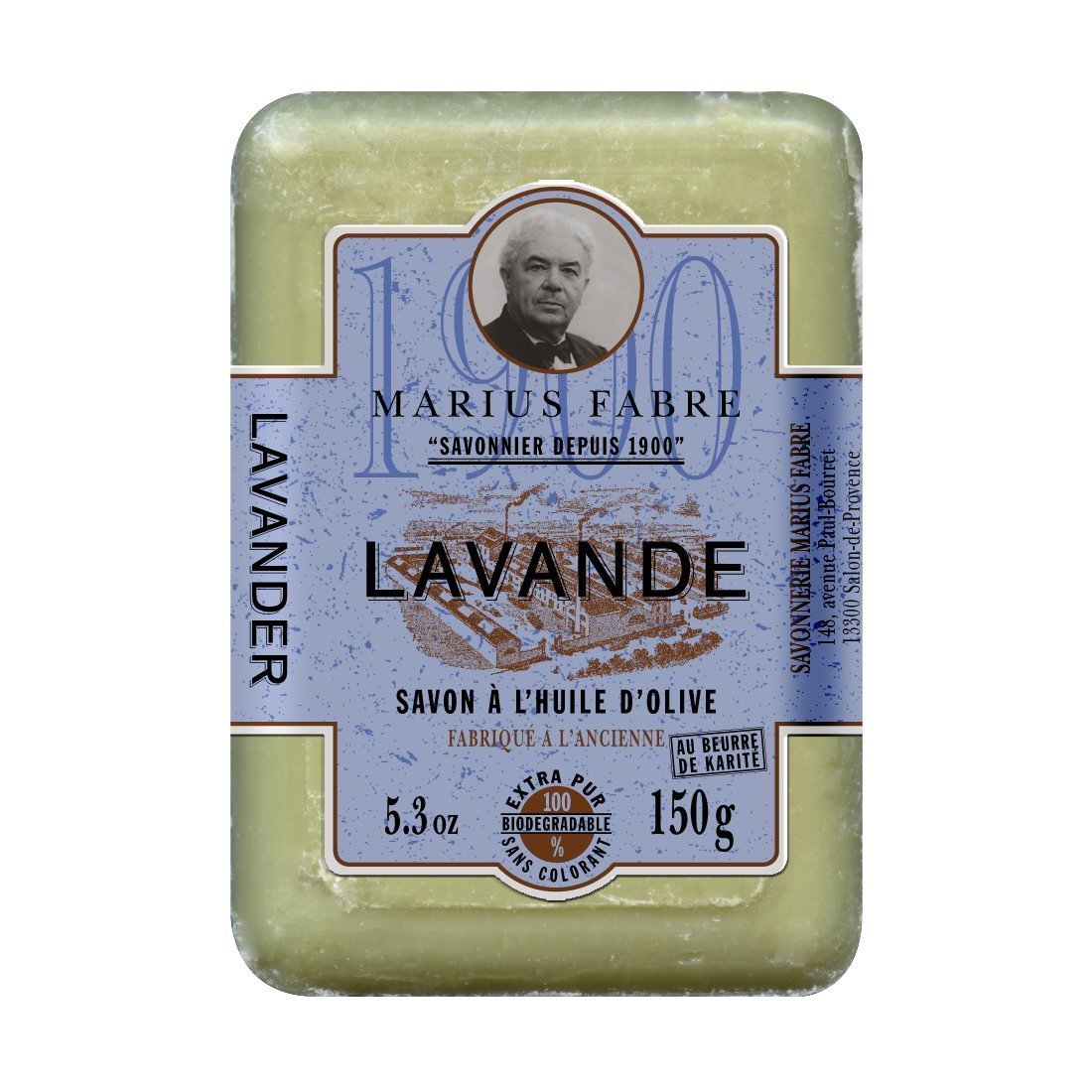 Marius Fabre Lavender Olive Oil Soap, 150g