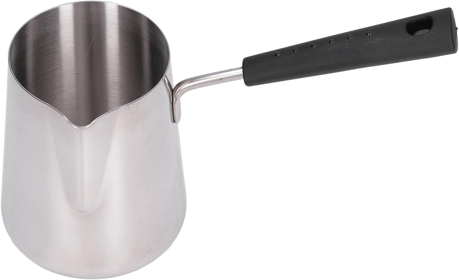 Aramox Turkish Coffee Pot, Cezve Stainless Steel for Coffee and Butter Warmer, 600 ml Capacity, Ideal for Coffee Lovers, 4.5 x 3.6 Inches for Induction and Gas Stoves