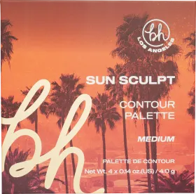BH Cosmetics Contouring range Sun Sculpt Quad Medium, 16 g