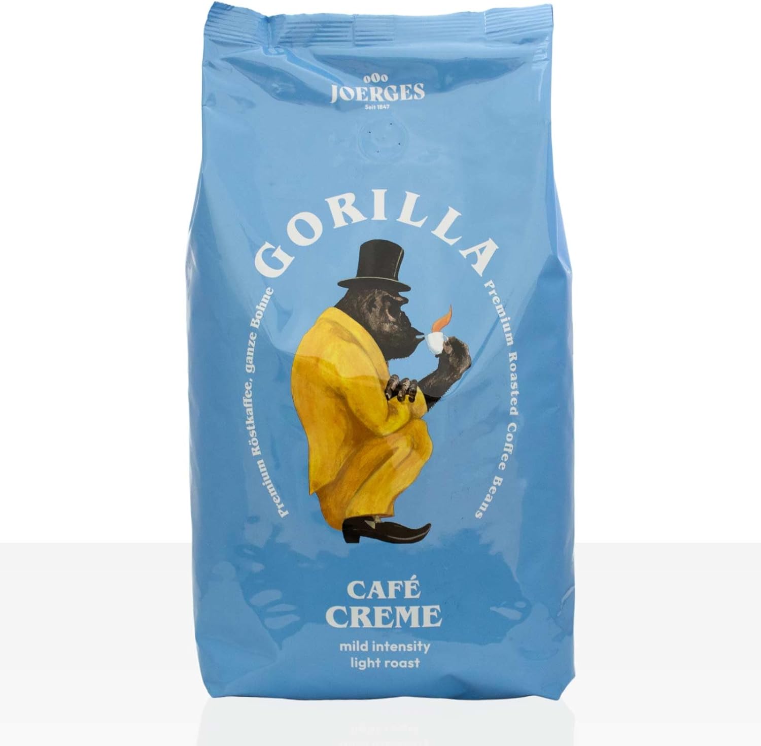Joerges Gorilla Cafe Cream Coffee 12 x 1kg Whole Bean
