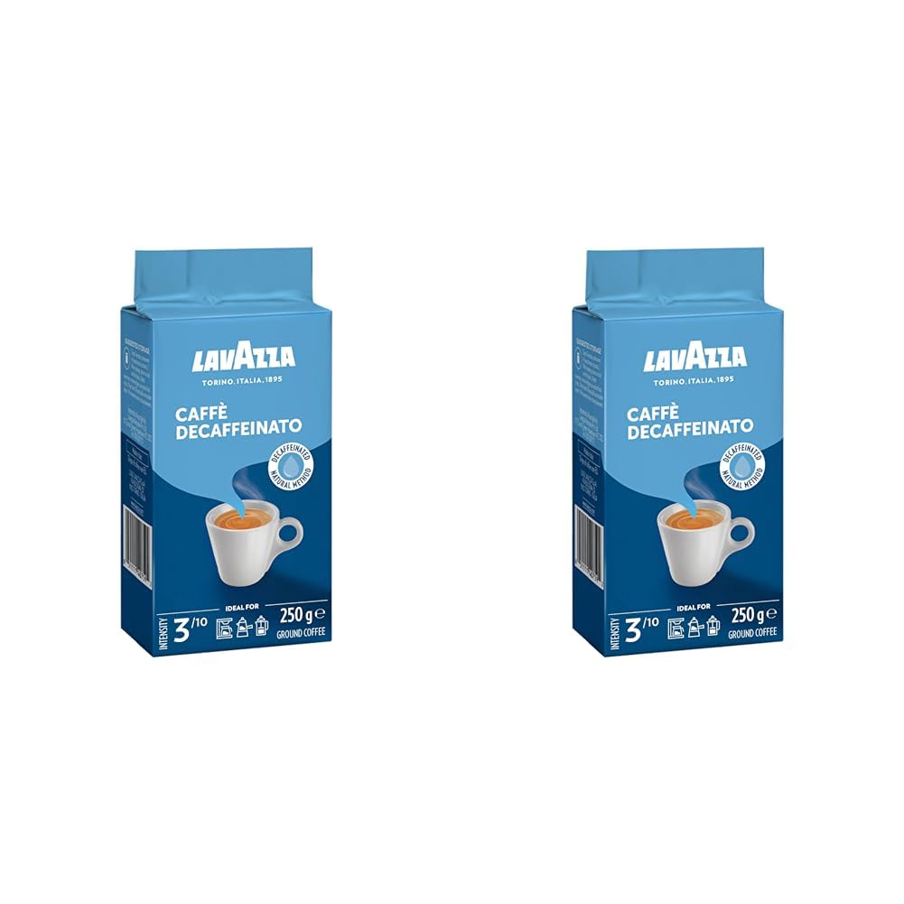 Lavazza ground coffee - Caffè Crema Decaffeinato, 2er Pack (1 x 250g)