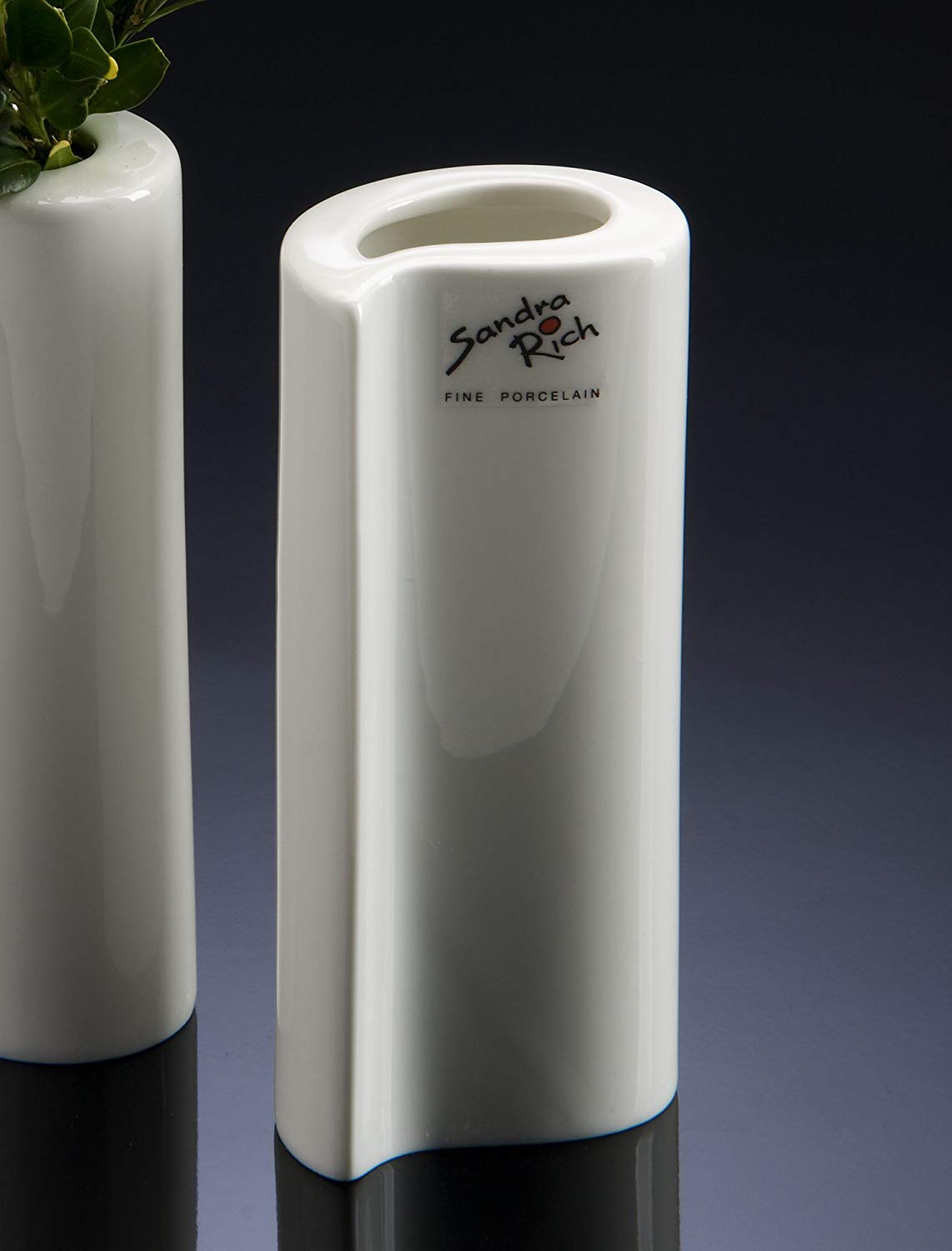 Sandra Rich Solo Vase 12 White 5X6X4 Cm