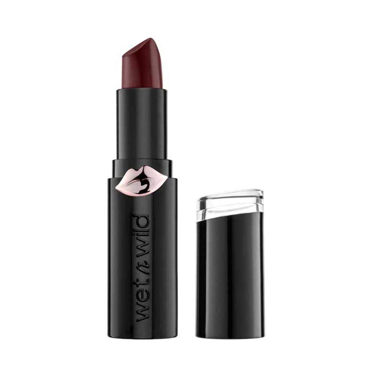 wet n wild, Megalast Lipstick, Long-Lasting Moisturizing Matte Lipstick, Extra Fine Formula with Micro Balls, Natural Extracts, Coenzyme Q10, Vitamin A & E, Cherry Bomb
