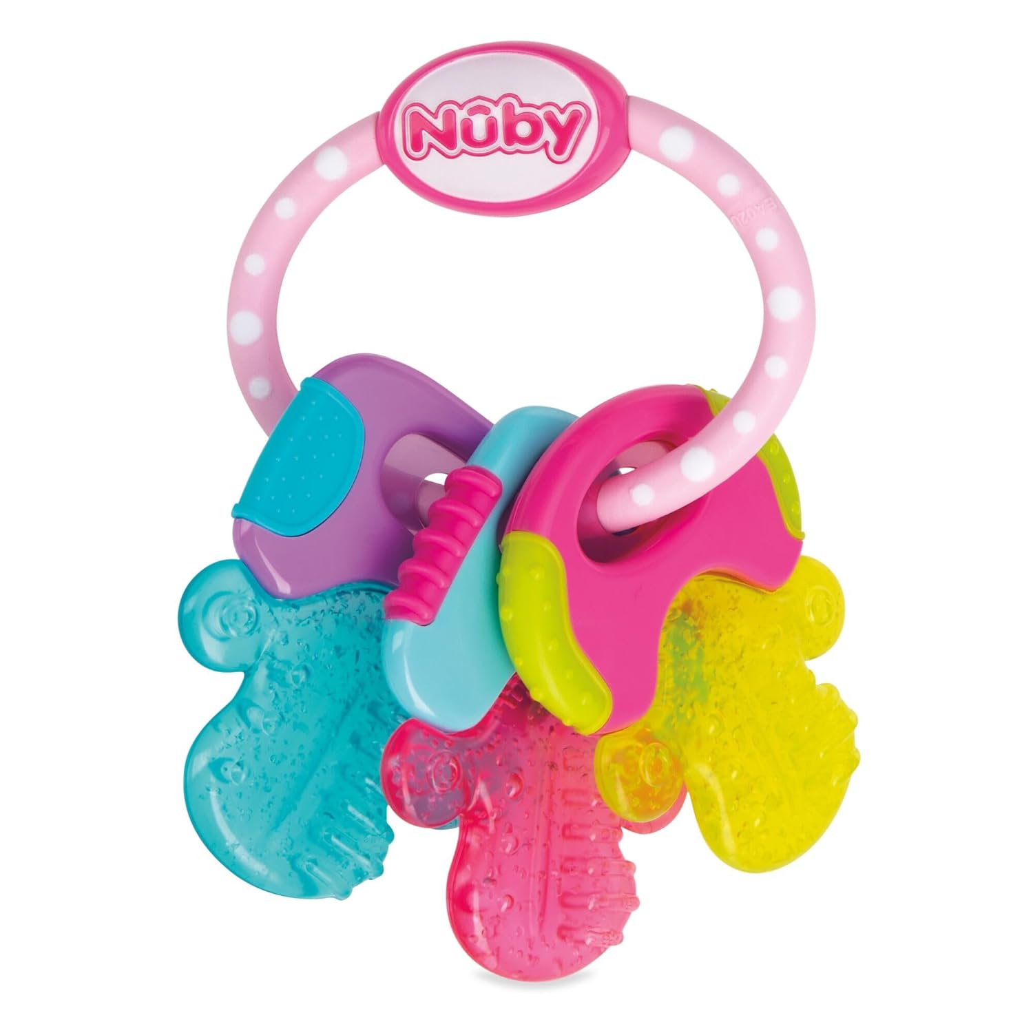 Nuby Ice Bite Teething Ring Spanner multicolored
