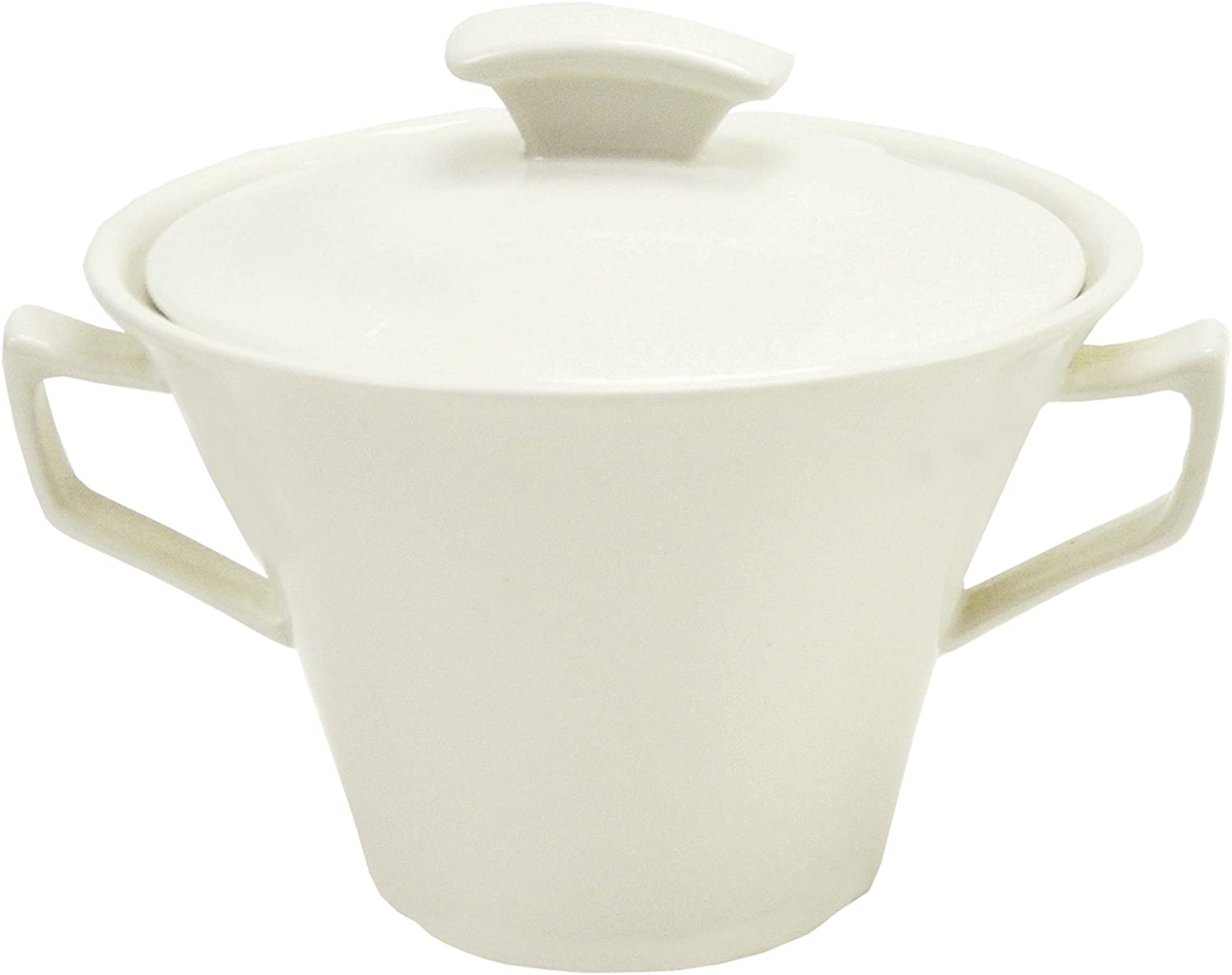 Van Well Harmony Porcelain Egg Cup 14 x 11.5 cm I Porcelain Egg Cup I Egg Cup in Matte White I Porcelain Egg Holder in Curved Shape I Microwave and Dishwasher Safe