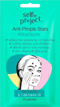 Selfie Project Anti pimple patches Pimple Stars, 20 pcs