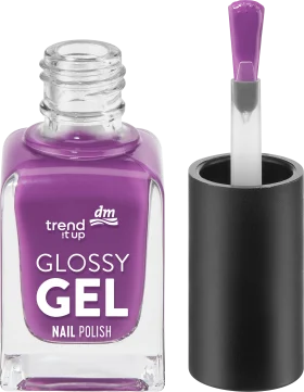 trend !t up Nail polish Glossy Gel 160 Dark Plum Purple, 11 ml