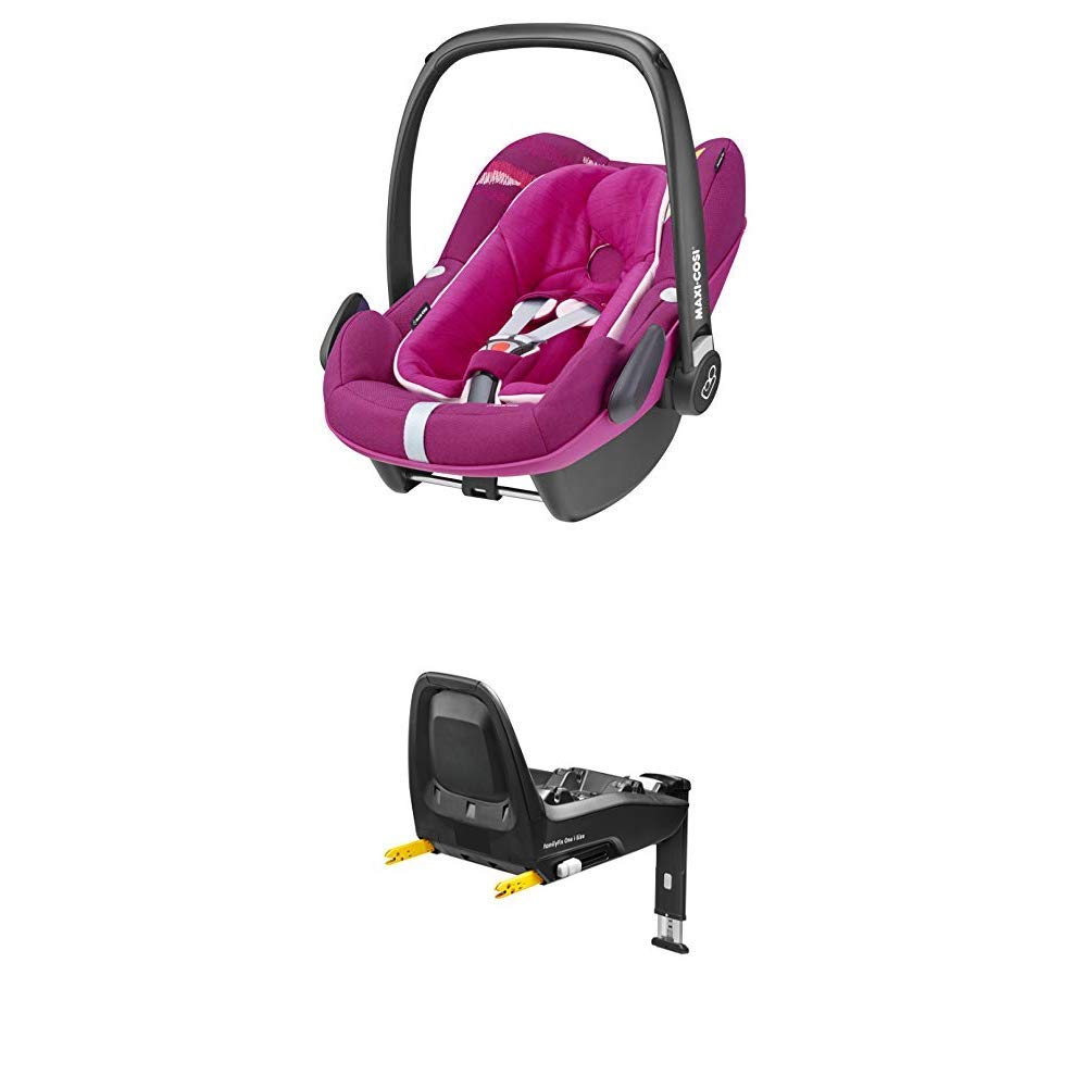 Maxi-Cosi Pebble Plus Baby Seat, Group 0+ i-Size Child Seat (0-13 kg), From Birth To Approximately 12 Months - Suitable For FamilyFix One Base Station