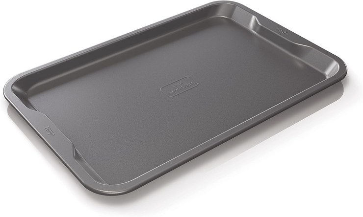 Ninja Foodi B30015EUUK Non-Stick Dishwasher Safe Aluminum Steel Baking Tray, Silver, 25 x 38 cm