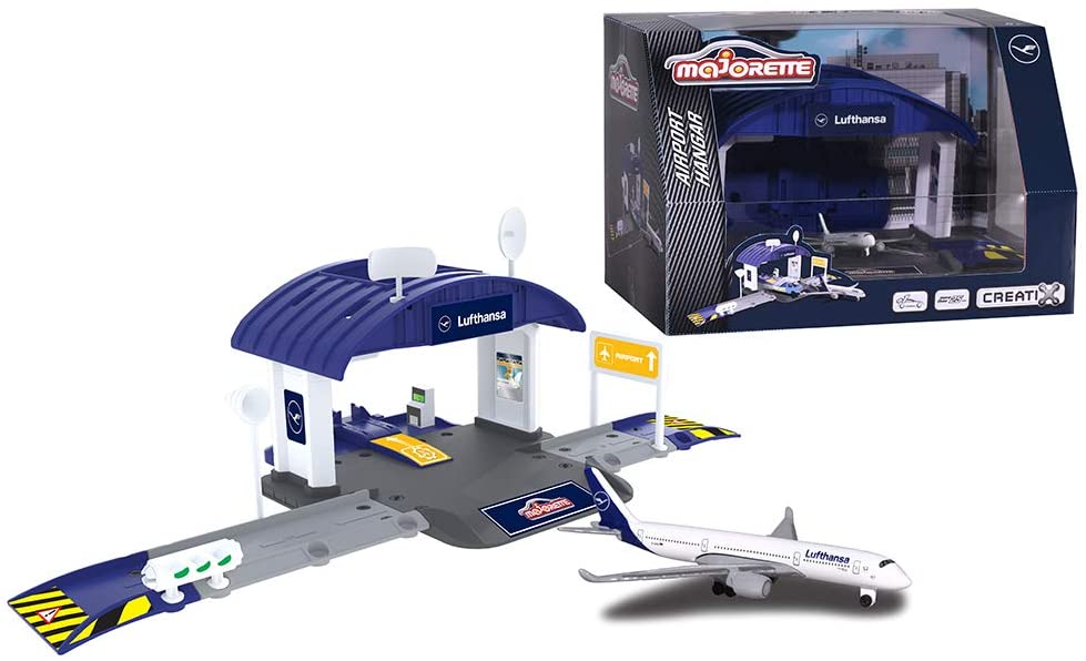 Majorette Simba Dickie 212050017 Creatix Airport Lufthansa Hangar