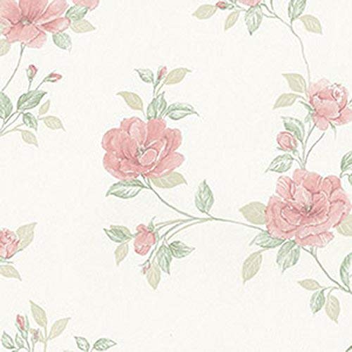 galerie-24 md29439 Silk Impressions Floral Beige Cream Green Peach Gallery Wallpaper