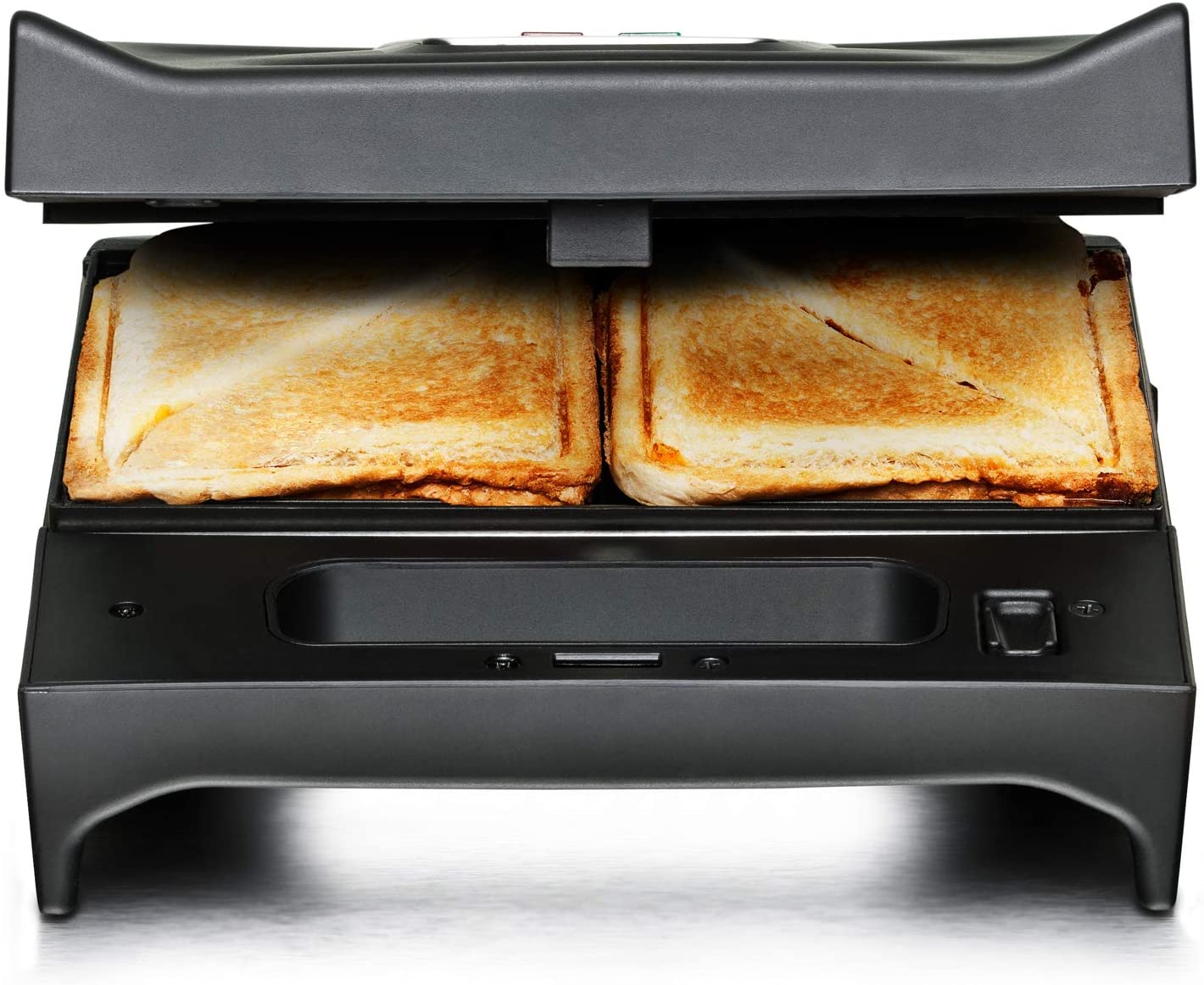 ROMMELSBACHER SWG 700 3-in-1 Multi Toast & Grill Max (Sandwich Maker, Belgian Waffle Iron, Contact Grill, 3 Interchangeable Die-Cast Aluminium Plates, 2-Layer Non-Stick Coating) Black/Stainless Steel