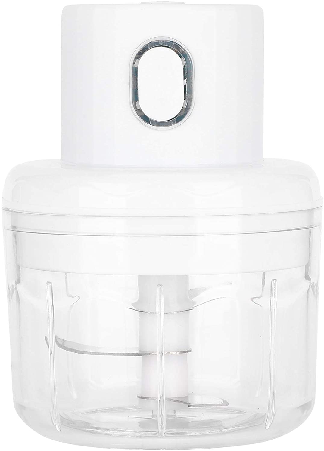 Fockety Electric Mini Garlic Chopper Portable Powerful Garlic Press Chopper Small Food Processor for Pepper Garlic Chilli Vegetable Nuts Meat Mincer Mill Food Processor Meat Mincer