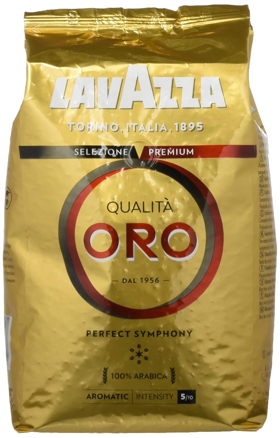 Lavazza Qualita Oro Coffee Beans Pack of 4 (4 x 1 kg)