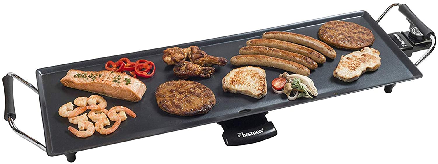 Bestron Electric Planch / Teppanyaki Grill Plate With Non-Stick Coating