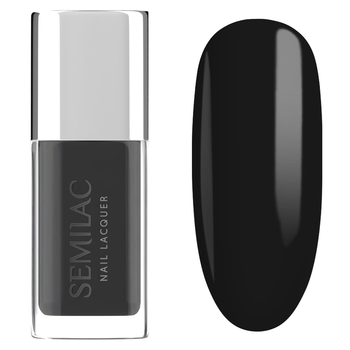 Semilac Nail Polishes 109 Classic Black 9 ml