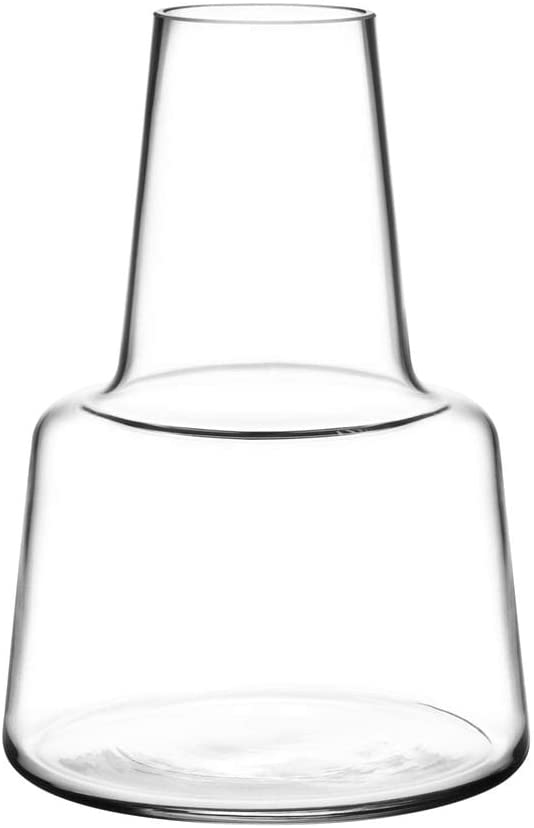 Holmegaard 4340848 – Flora Medium Neck Vase, Glass Vase, H: 12 cm Clear Glass