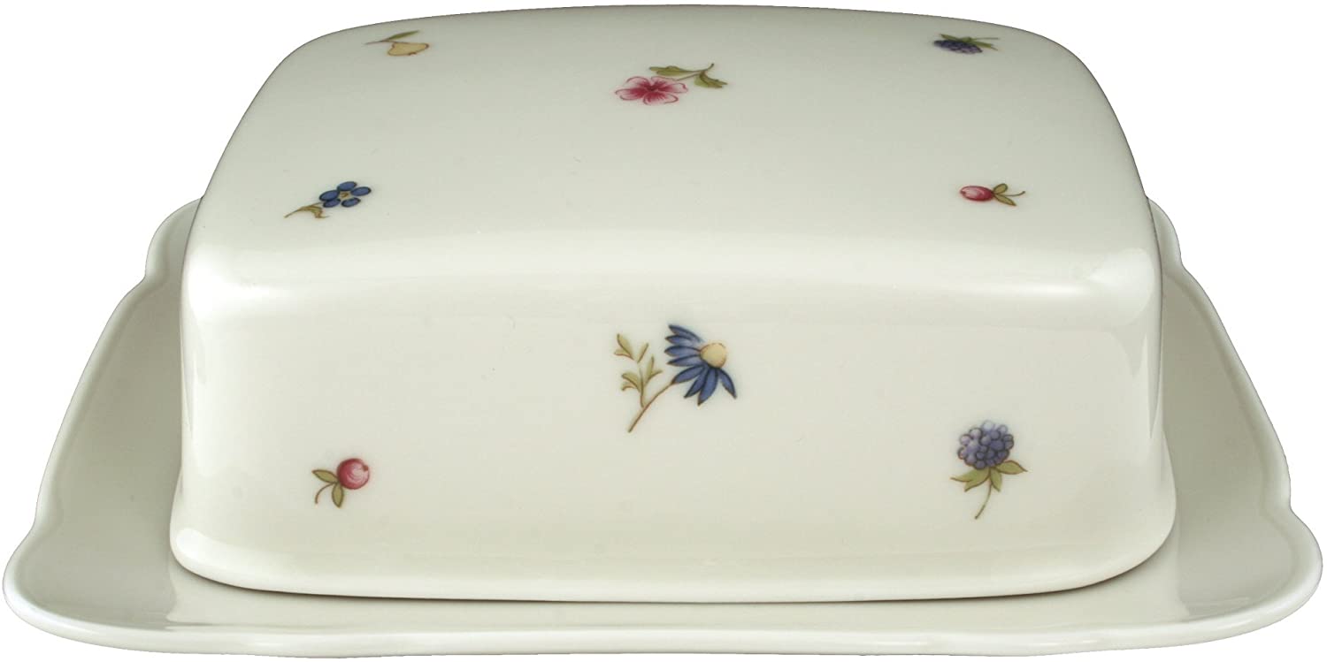 Seltmann Weiden Marie Luise Ivory 30249 Butter Dish without Blue Edging