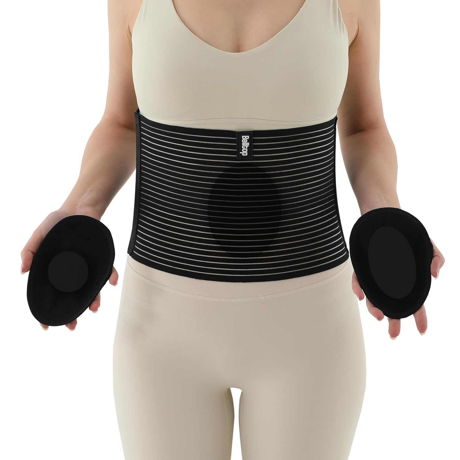 belltop Store Umbilical Hernia Belt Men/Women - Abdominal Belt for Hernia: Navel, Epigastric, Ventral. Inguinal Hernia Belt (XXL (131 to 160 cm Umbilical Area)