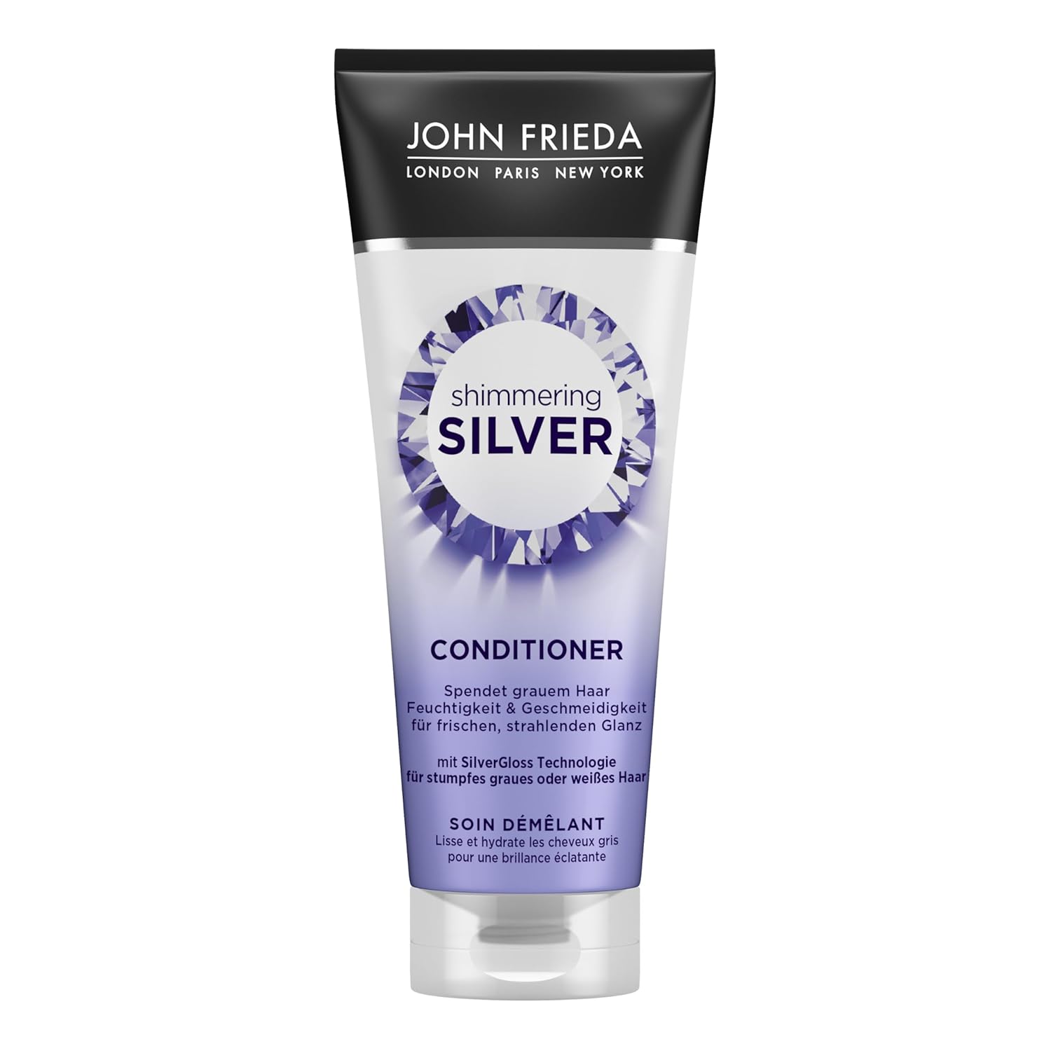 John Frieda Shimmering Silver Conditioner – Conditioner – Volume: 250 ml – Moisturises Gray Hair