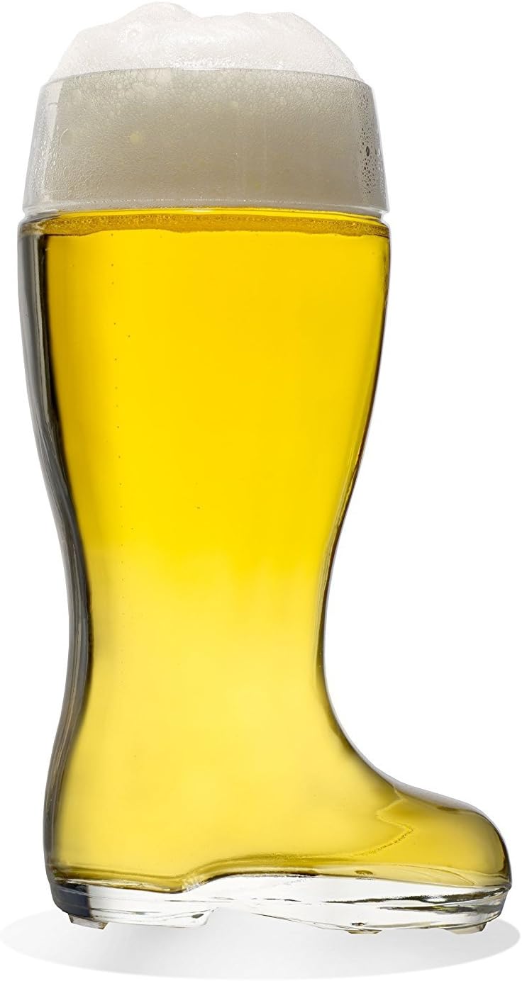 Stölzle Lausitz Glass Beer Boot 2 Pint | Giant Beer Boot, Bierstiefel Boot, Novelty Beer Glass