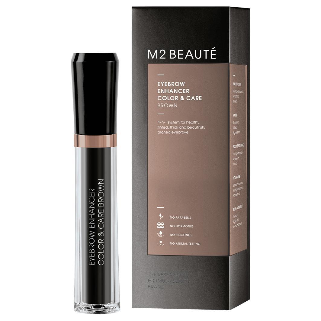 M2 Beaute Eyebrow Enhancer Color & Care, Brown