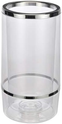 Bambelaa! Wine Cooler Champagne Cooler Bottle Cooler Double-Walled Plastic Pack of 1