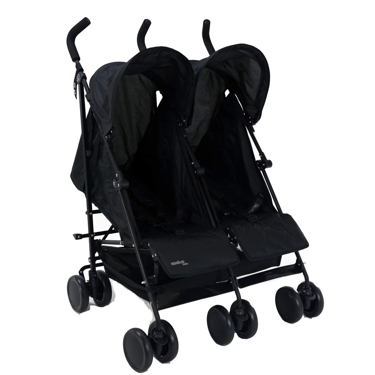 Asalvo 14221 Pushchair Double River Grey