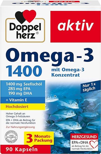 Doppelherz Omega-3 1400 capsules 90 pcs, 171.3 g