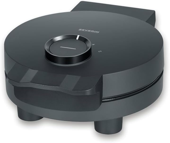 SEVERIN Store Severin WA 2116 Waffle Iron Non-Stick Coating, Indicator Light, Black