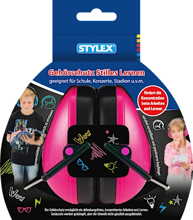 Stylex Children's ear protection SX-4230 pink, 1 pc