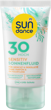 SUNDANCE Sun fluid face sensitive SPF 30, 50ml, 50ml