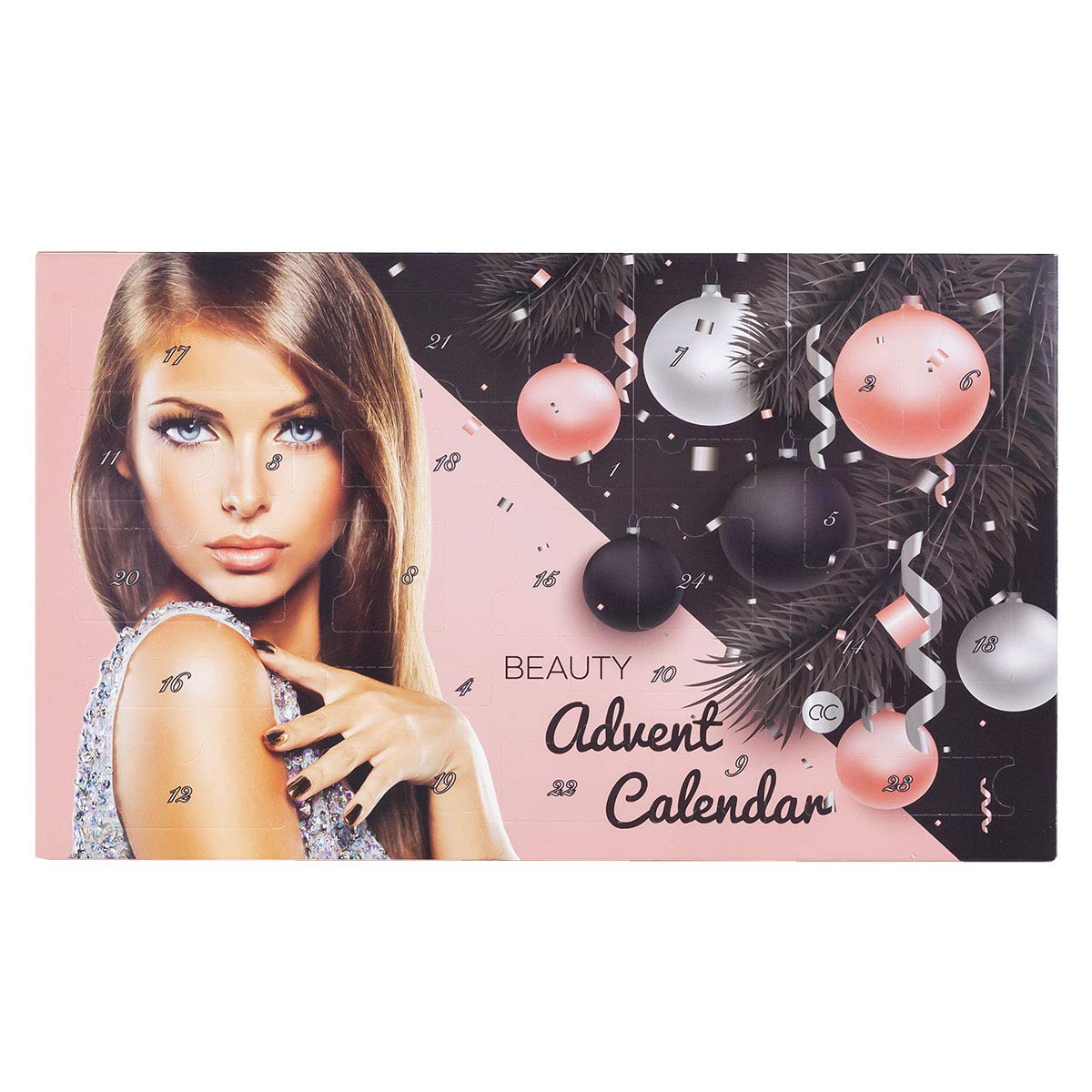 Accentra Advent Calendar Cosmetics for Women and Teenage Girls, Make Up Set with 24 Makeup Products, Great Colours for Perfect Styling in Advent