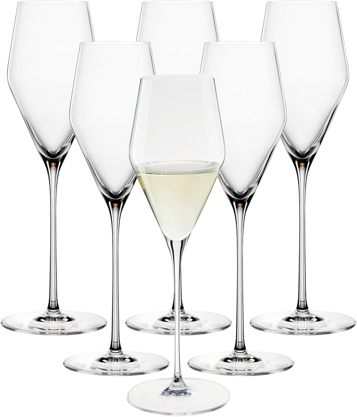 Spiegelau & Nachtmann, Set of 6 Crystal Champagne Glasses 250ml Definition 1350129